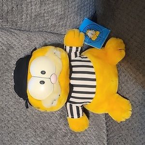 Vintage Referee Garfield Stuffed Animal